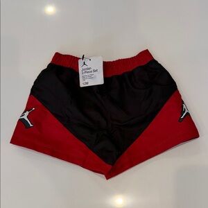 Jordan Toddler Red and Black Sport Shorts